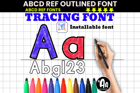 Download Bold Outlined Tracing - Bold Collection