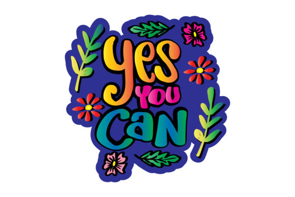 Download Yes, You Can Modern Brush Calligraphy - Modern brush Collection