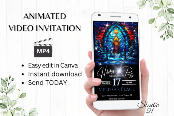 Download Christmas Holiday Party Invitation - Premium Bundle