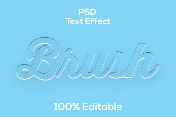 Download Brush | Modern Brush Psd Text Effect - Modern brush Collection