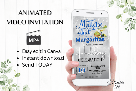Download Christmas Holiday Party Evite - Premium Resources