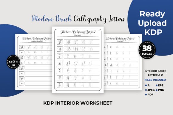 Download Modern Brush Calligraphy Letters - Modern brush Collection